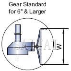 Dimensions and Weights: Bearing for 6" & Larger