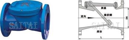 Rubber Flapper Swing Check Valves