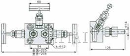 Structure of SF-2B Integrative 3-Valve Manifolds pic 2 