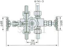 Structure of J23SA 3-Valve Manifold pic 2 