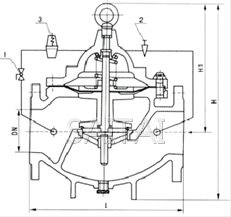200X 型减压阀结构图